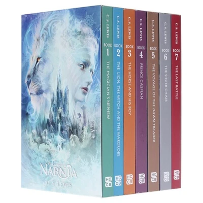 The Chronicles of Narnia 7 Books By C.S. Lewis - Ages 7-9 - Paperback - Image 1 of 4