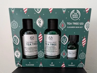 The Body Shop Tea Tree 123 Clearer Skin Kit For Blemished Skin - Image 1 of 3