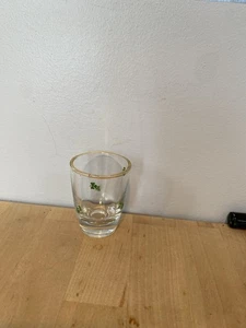 Shamrock shot glass 2 1/2" tall - Picture 1 of 5