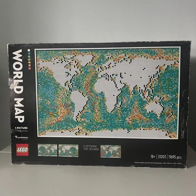LEGO Art: World Map (31203) - Brand New - Image 1 of 4