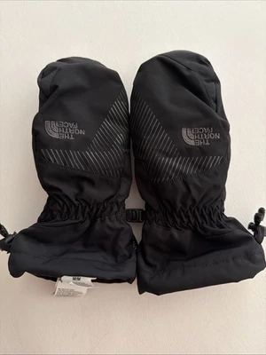 Guantes de manopla The North Face DryVent niños niños niñas negros cremallera nieve invierno talla M Foto 1 de 4
