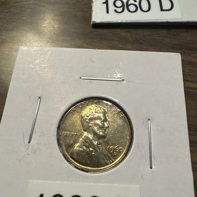 1960 D Lincoln Memorial Penny Error See Photos Look Like Gold Played. - Image 1 of 4