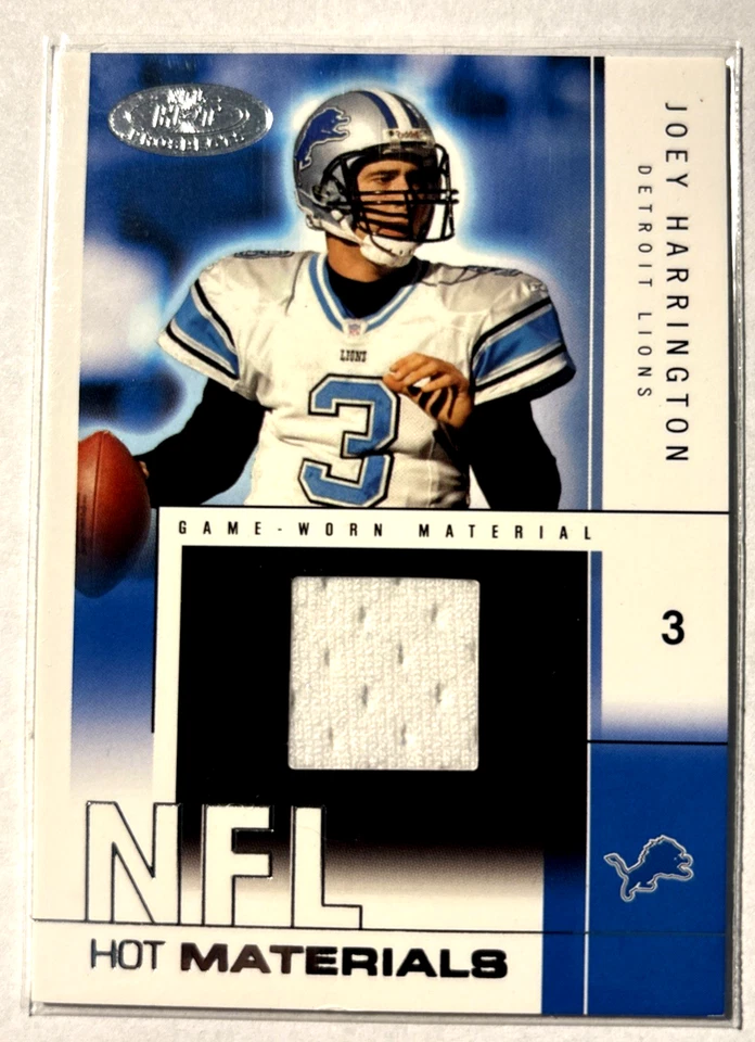 2004 Fleer Hot Prospects - Hot Materials Joey Harrington #HM/JH White Hot - Image 1 of 1