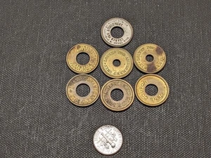 7 Vintage Vergnügungsmarken - Bild 1 von 2