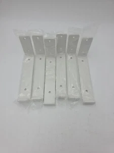 Evolf Staffe Scaffale Confezione da 6 Galleggianti Resistenti 8"L x 3,75"H x 1,5"W con Labbra - Foto 1 di 6