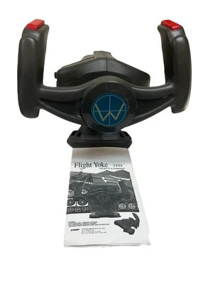 Yoke 2000 Flight Simulator Gaming Controller Joystick Vintage For IBM And PC - Image 1 of 4