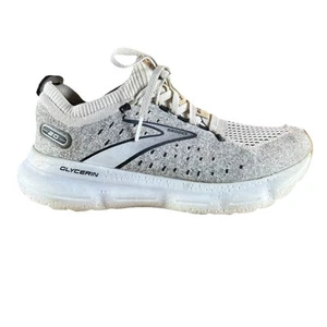 Brooks Glycerin Stealthfit 20 scarpe donna taglia 7,5 grigio beige sneakers corsa - Foto 1 di 7