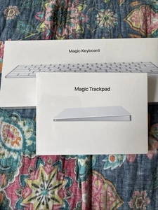 Apple Magic Keyboard and Magic Trackpad 2 - White - New In box - Picture 1 of 1