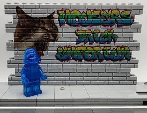 OFFICIAL LEGO Star Wars Darth Vader Monochrome Minifig Transulcent Dark Blue - Picture 1 of 3