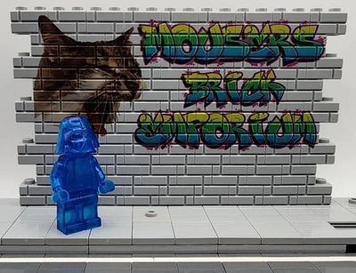 OFFICIAL LEGO Star Wars Darth Vader Monochrome Minifig Transulcent Dark Blue - Image 1 of 3