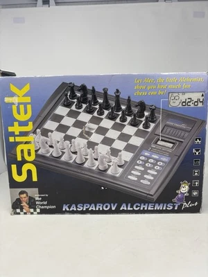 Alchemist Talking Chess Computer COMPLETE WORKS Saitek 1998 Kasparov - Image 1 of 4