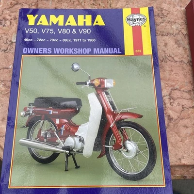 Haynes Workshop Manual 332 Classic Yamaha V50 - V75 - V80 - V90 - 1971 to 1986 - Image 1 of 4