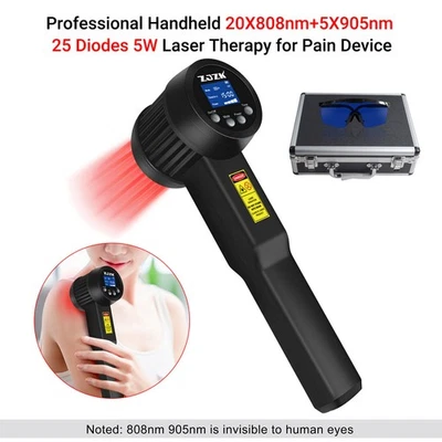 5W Professional Cold Laser Light Therapy for Pain Relief Tissue Repair 808+905nm - Image 1 of 4