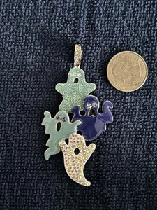 Kirks Folly Ghostly Gathering Halloween Magnetic Enhancer Blues & Silvertone - Picture 1 of 4