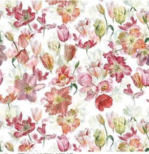 Designers Guild Stoff Tulpe Garten Azalee FDG2955/01 Baumwolle weich eingerichtet - Bild 1 von 4