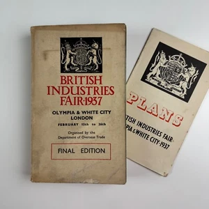 British Industries Fair BIF 1937 catalogue and plan - Picture 1 of 12