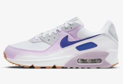Nike Air Max 90 Muñeca Blanca Rosa Platino Lapislázuli DX3316-100 talla 12 Mujeres = 10.5 Hombres Foto 1 de 4
