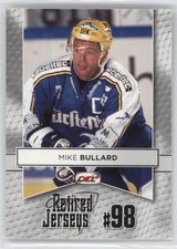 2013-14 DEL Playercards Deutsche Eishockey Liga Retired Jerseys Mike Bullard