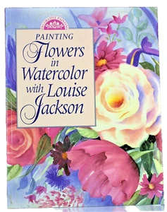 Pintura Decorativa Ser.: Pintura Flores en Acuarela con Louise Jackson NUEVO - Imagen 1 de 3