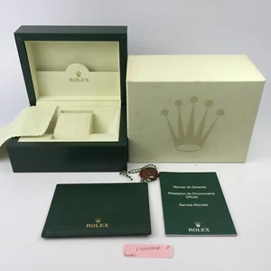 Rolex Watch Box Case 30.00.71 Wave Small Red Tag Card Case Genuine r70605008 - Picture 1 of 15