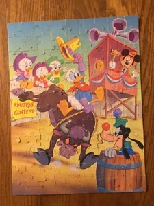 Vintage 1984 Golden Walt Disney’s Friends Mickey Donald 100 Piece Jigsaw Puzzle - Picture 1 of 5