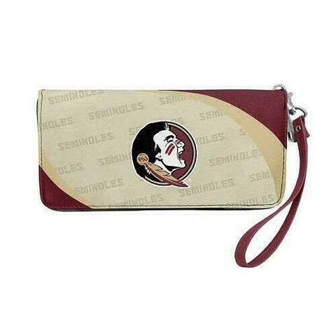 Florida State Seminoles Curve Zip Organizer Ladies Wallet Cover