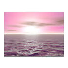Sunrise Sunset Pink Sky Canvas Print Poster Living Room Wall Picture Home Decor