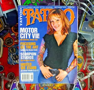 Tattoo Magazine - September 2002 - Vintage Tattoo Art Collectable - Picture 1 of 6
