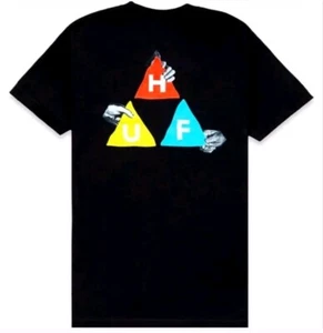 Camiseta HUF Ritual, mediana, negra. Se vende por $44 - Imagen 1 de 4