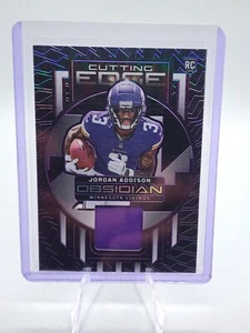 2023 Panini Obsidian Jordan Addison Cutting Edge RC #CEM-JAD 32/75 Minnesota Vik - Picture 1 of 2