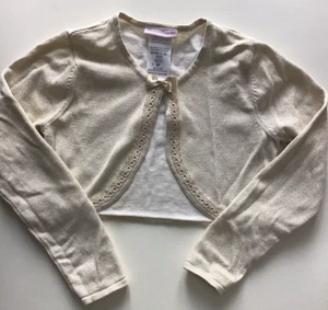 Girls Bonnie Jean Size Medium Sweater Cardigan Special Occasion Layering Piece - Picture 1 of 12