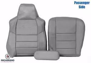 02-05 Fundas de asiento de cuero inferior, espalda inclinada y reposabrazos grises para excursiones para pasajeros - Imagen 1 de 12