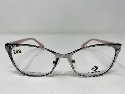 Armação de óculos Converse Q206 rosa floral 52-17-135 metal aro completo: X99 - Imagem 1 de 4