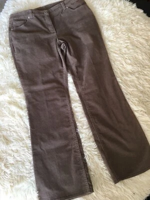 Liz Claiborne Peitite Corduroy Pants tan 10P Light Brown Boot Cut Fall Holiday - Image 1 of 4