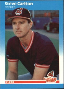 1987 Fleer Update Glossy Baseball #U17 Steve Carlton