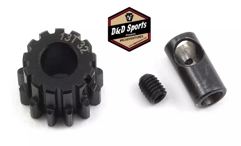 Engranaje de piñón ProTek RC PTK-8056 acero 32P 13T con funda reductora de 3,17 mm (mod.8) Foto 1 de 1