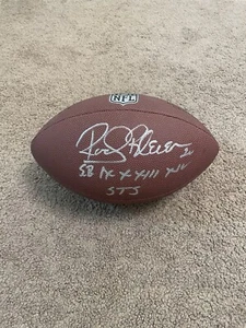 Rocky Bleier signed handsigniert Full Size Wilson NFL Football mit Aufschrift - Bild 1 von 2