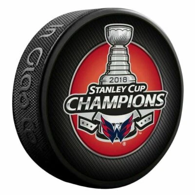 INGLASCO Washington Capitals 2018 Stanley Cup Champions Puck Official NHL Licensed NEW!