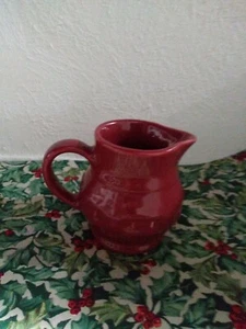 Longaberger Keramik gewebt Traditionen vitifiziert Paprika 8 Unzen Milchkännchen Krug USA  - Bild 1 von 10