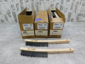 30 NEW Weiler Hand Wire Scratch Brush, .012" Wire, Curved Handle, 3x19, 44053 - Picture 1 of 3