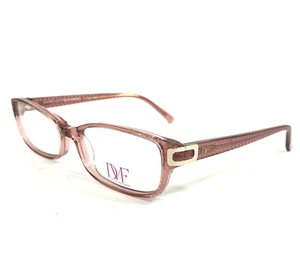 Diane von Furstenberg Eyeglasses Frames DVF5040 650 Clear Pink Gold 52-16-135 - Picture 1 of 11