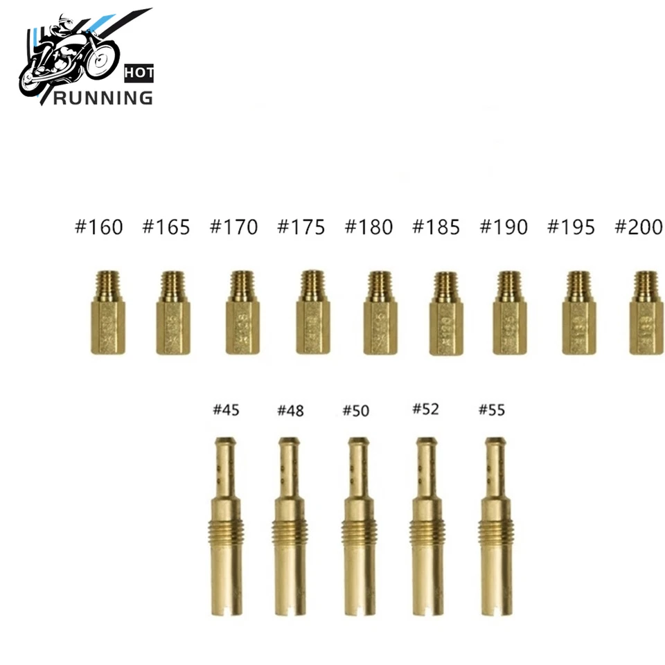 Carburador jato principal jato lento para PWK Keihin OKO CVK PWM EUA - Imagem 1 de 4