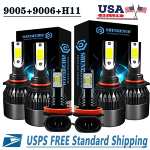 Azul Para Honda Odyssey 2005-2008 2009 2010 LED Faro Alto y Bajo + Luz Antiniebla - Imagen 1 de 12