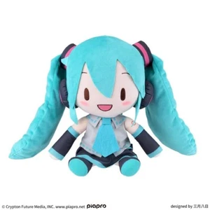 Hatsune Miku Fuwapuchi Plush Toy Large SEGA Online Limited Edition Japan New - Picture 1 of 5