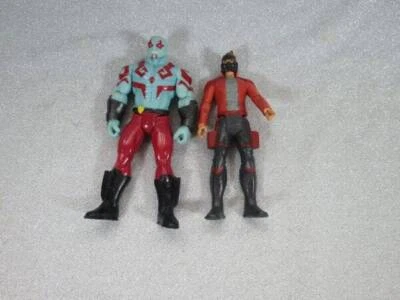 2 bonecos de ação animados Guardiões da Galáxia 2015 MARVEL Hasbro - Imagem 1 de 2