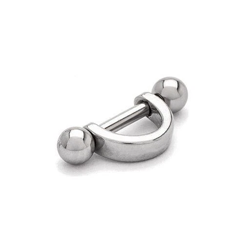 Anillo piercing cartílago oreja acero quirúrgico 316L escudo hélice calibre 16 16G Foto 1 de 1