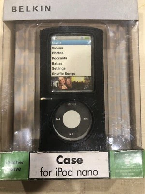 Belkin Leather Sleeve Case For Ipod Nano F8Z383 Black  - Изображение 1 из 2