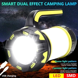 LED Camping Lantern USB Rechargeable Camping Tent Light Lamp Flashlight Portable - Picture 1 of 24