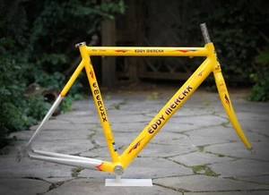 Eddy Merckx Alu Team Alloy Frame Time Carbon Fork / 52 cm / Yellow - Bild 1 von 20