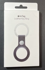 Official Apple AirTag Leather Key Ring [ Midnight ] NEW - Bild 1 von 4